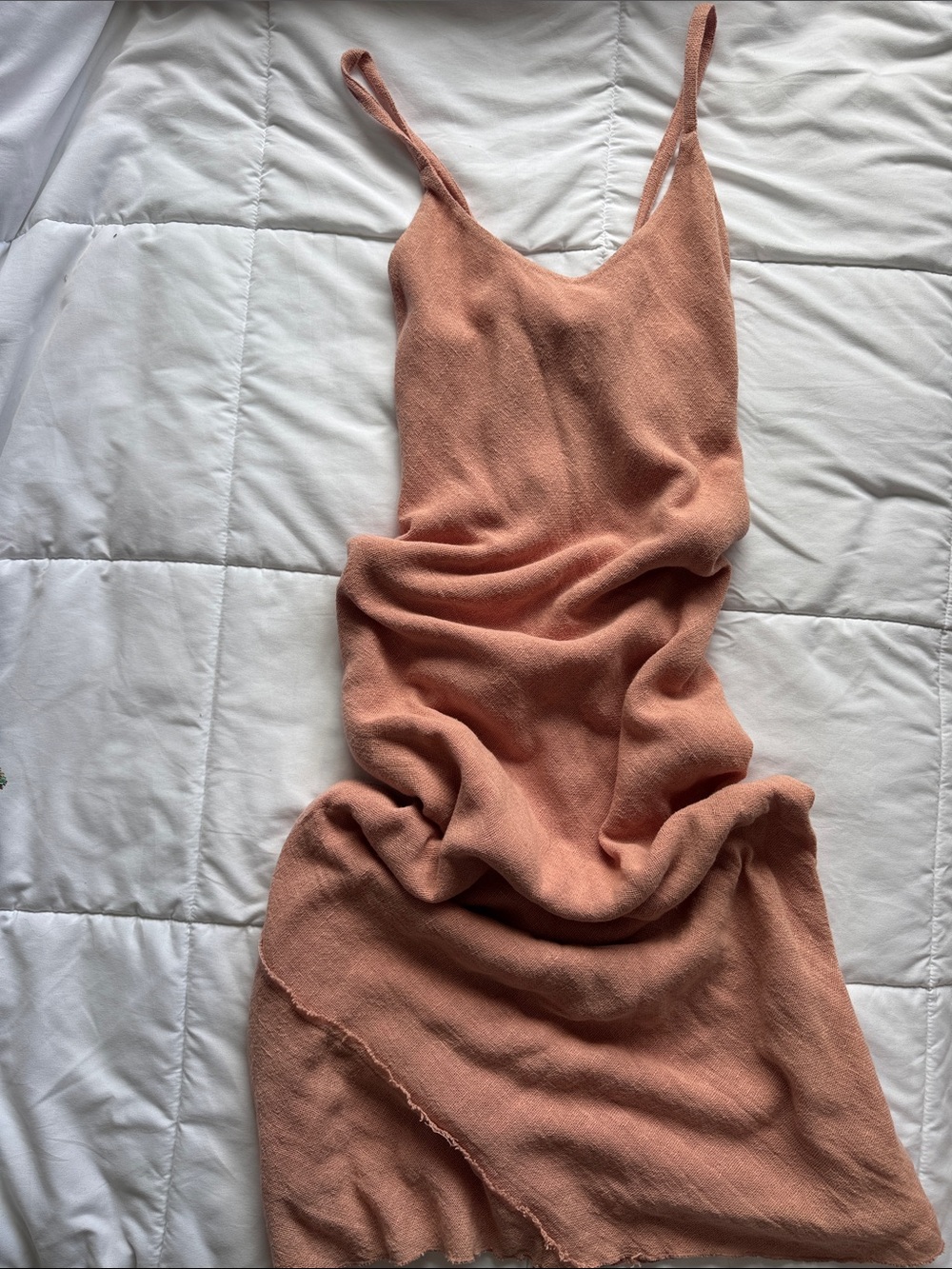 Free People size small Sleeveless Knit Slip Dress in Dusty Rose super cute